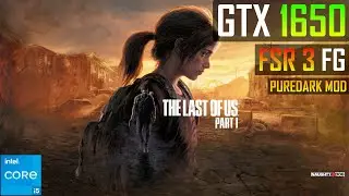 The Last of Us on GTX 1650 - HUD Fix - FSR 3 FG PureDark MOD