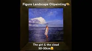 SEASCAPE OIL PAINTING - PAINTING A CLOUD - #knutandrevikshåland   #oilcolors #oilpainting #artist