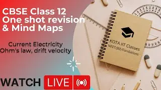 (Live)Current electricity - CBSE one shot revision - Class 12 CBSE Physics