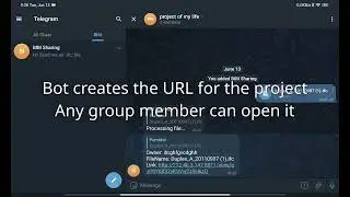 How to use BIM sharing Telegram bot