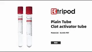 Red Plain Tube/Clot Activator Tube