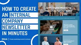 How to Create an  Internal Company Newsletter - Tutorial