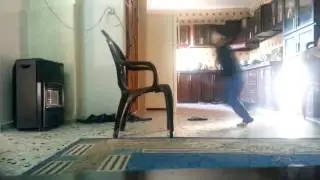 The disappearance of a person from the video
