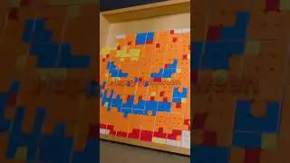 Halloween Rubik’s Cube Mosaic