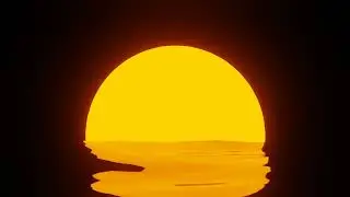 Satisfying 3D Animation | Relaxing Sunset Animation | Melancholic Animation