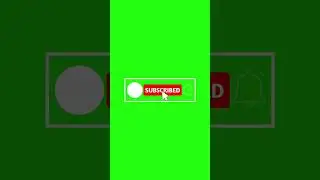 YouTube Subscribe Button Green Screen ।। No Copyright 