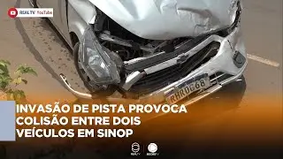 INVASÃO DE PISTA PROVOCA COLISÃO ENTRE DOIS VEÍCULOS EM SINOP