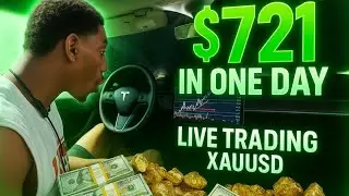 How I made $721 off XAUUSD In My Brand New 2022 Tesla Model Y !!