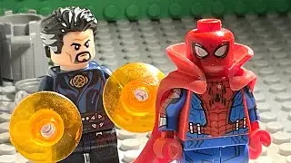 Spider-Man Vs Doctor Strange Fight Scene In LEGO