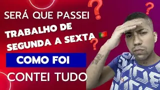 FIZ DUAS ENTREVISTAS NO PORTO, SERÁ QUE PASSEI ? 🇵🇹
