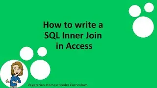 How to create a SQL Inner Join in Access