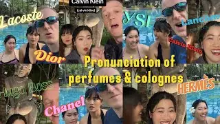 PRONUNCIATION of PERFUMES & AFTERSHAVES