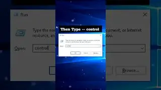 New trick to open Control Panel in windows || how to open control panel in windows 10, 11 