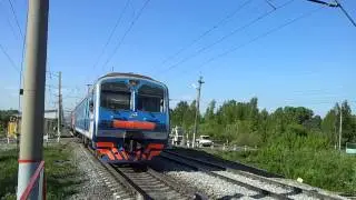 Электропоезд ЭД9м-0053 с сообщением Ижевск - Кизнер
