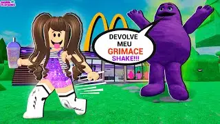 CORRA DO GRIMACE FAMINTO no ROBLOX- Hungry Grimace