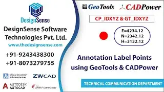 GeoTools & CADPower Tutorials: How to Create Annotation Label Points using GeoTools & CADPower