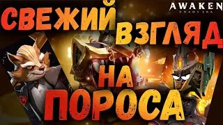 ПОРОС СВЕЖИЙ ВЗГЛЯД И ПРИМЕНЕНИЕ В НОВОМ ДАНЖЕ | AWAKEN CHAOS ERA