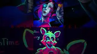 METTATON VS FUNTIME FOXY #undertale #sans #edit #fnaf #foxy