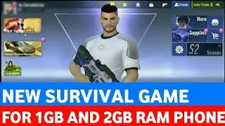NEW SURVIVAL GAME FOR 1GB AND 2GB RAM PHONE || CYBER HUNTER LITE REVIEW