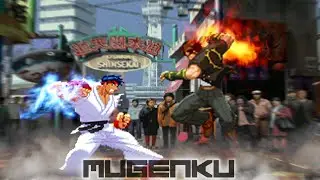 Shin Ryu vs Kyo Kusanagi (Webs of Freedom). Capcom vs SNK. Street Fighter vs King of Fighters MUGEN