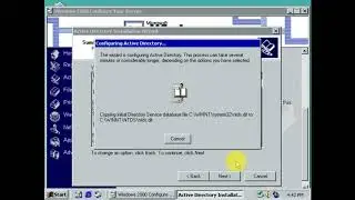 Bcsl 63 2017 dec set 3 Question 2 Install and configuration of Active directory in windows 2000