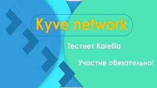 Kyve Network тестнет, участие обязательно!