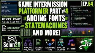 Build a C++ Game Engine | Ep.54 - State Machines, Fonts from Memory, Lua Classes & More