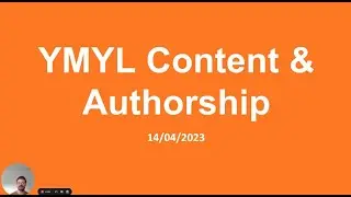 SEO Workshop P2: Your Money or Your Life Content and Authorship - Student Minds Content Review