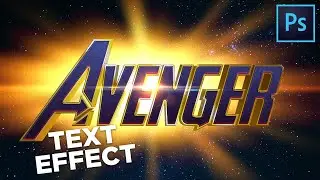 How to Create AVENGERS:ENDGAME Text-Effect + 3D || Photoshop-Tutorial