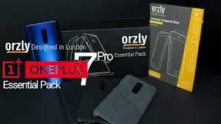OnePlus 7 Pro Screen Protector and Case Essential Pack | Orzly bundle