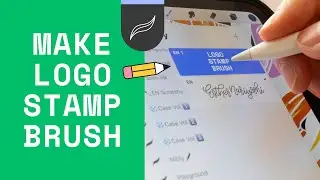 Make a Logo Stamp Brush in Procreate | Beginner Friendly