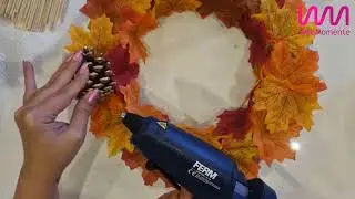 DIY Herbst Deko Türkranz DIY