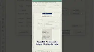 find and replace #youtubeshorts #exceltech #smartexcel