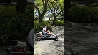 Parking lot Go Kart DRIFTNG  #gokart #drifting #parkinglot #shred #shredsession