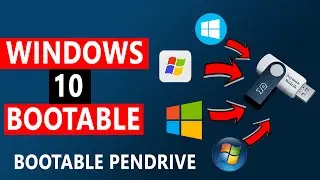 How to bootable windows 10, bootable pendrive, windows 10 bootable, new method, latest video