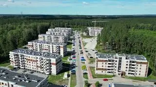 Dywity - Osiedle Sterowców z drona. 4K
