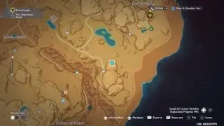 Genshin Impact - Collect 11 Dendro particles time challenge (near Dar al-Shifa)