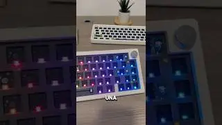 🔥Teclado custom RGB🔥 #musica #gamer #teclado #switches #gateron #gaming #keyboard #gamingkeyboard