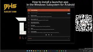How to install a launcher app in the Windows Subsystem for Android