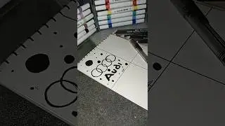 How To Draw @Audi Logo🔥🗿 #audi #automobile #shorts #viral #satisfying