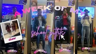 A WEEK OF MY SCHOOL OUTFITS | Preteen edition | GRWM , chit-chat , ootd + cheer games| 
