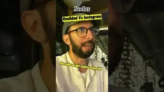 Realidad de las bodas Vs Instagram(Fotógrafos de bodas)