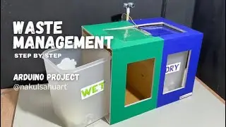 smart waste management system using arduino Dry and wet waste segregation project