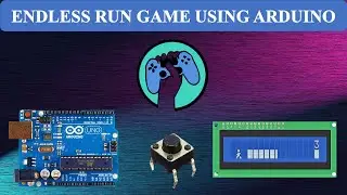 Arduino Endless Run Game Using Arduino & LCD Display By Technoesoluion | 