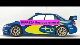 Impreza Gearbox removal, EP 6 Subaru Impreza WRX restoration