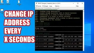 How to change ip address on windows 10 automatically every X seconds