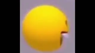 3D smiley face slowly turning whilst the Scatman intro plays
