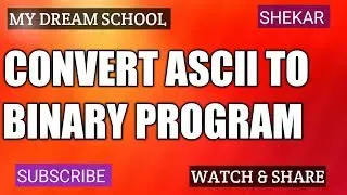 HOW TO EXECUTE ASCII TO BINARY PROGRAM USING 8086EMULATOR