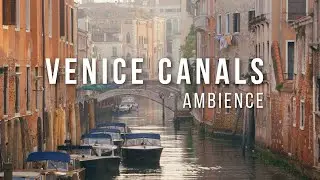 1 Hour of Venice Canal Ambience in 4K | Real Sounds, No Music