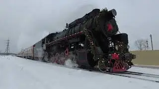 Прибытие ретро-поезда "Уральский экспресс" / Steam locomotive coming to our Museum